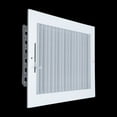 thumbnail image 4 of [2 Pack] Fits 12x8 Duct Opening Steel Adjustable Air Supply Grille by Handua | Register Vent Cover Grill for Sidewall and Ceiling | White | Outer Size: 13.75" X 9.75", 4 of 9