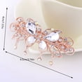 thumbnail image 4 of QIQUWOHUL Crystal Rhinestone Mini Hair Bow Barrettes Clip Designer Fashion Hair Accessories For Women Girls Cool Birthday Gift, 4 of 4