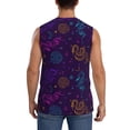 thumbnail image 4 of Uemuo Colorful Snake Pattern Men's Sleeveless T-Shirt,Muscle Athletic Tank Top, Moisture-wicking Quick-dry Breathable Classic Tee Top for Gym Run Outdoor Sports-Large, 4 of 8