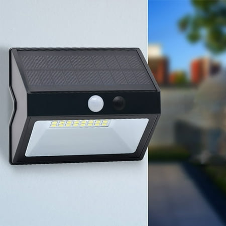 

kosheko 48 LED Outdoor Motion Sensor Light IP65 Waterproof Solar Powered Garden Light Auto On/Off for Yard and Patio Durable Security Wall Light Monocrystalline Silicon Panel. Black