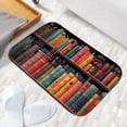 thumbnail image 6 of 1pc Bookshelf with Magical Books Absorbent Non-Slip Bathroom Thickened Flannel Rug Decor,Soft,Quick Drying,Suitable For Indoor/outdoor Use,Bathrooms,Bedrooms,Kitchens,Terrace,Laundry Rooms,16"x24", 6 of 9