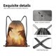 thumbnail image 4 of Fotbe Castle Cool Fire Dragon Bolsa Mochila con Cordón Estampada, Bolsa de Gimnasio Deportiva, Bolsa Cinch, Bolsa con Cordón para Hombres y Mujeres-Small, 4 of 6