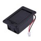thumbnail image 2 of 1 caja de batería de 9V, soportes de cubierta para pastilla de bajo de guitarra, negro, 2 of 3