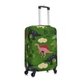 thumbnail image 3 of Xecao Cute Dinosaurs print Elastic Luggage Cover, with double-sided print , is perfect for travel, business, and daily use, 3 of 9