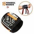 thumbnail image 6 of Magnetic Wristband for Holding Screws, Strong Magnets Adjustable Wrist Strap, Gift for Men, Dad, Father, Husband, DIY Handyman, Women Black, 6 of 8