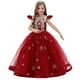 thumbnail image 4 of Vestido de princesa de manga corta para niña grande de Europa y Estados Unidos, vestido de novia de corte infantil, vestido de actuación de piano, 4 of 6