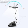 thumbnail image 3 of Advancent Clip de luz ABS portátil desmontable ajustable 360 grados rotatorio recargable hogar Oficina dormitorio libro lectura lámpara de Iluminación y accesorios, 3 of 6