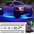 thumbnail image 1 of Kit de luces LED para coche Underglow Yielinth, 16 millones de colores, RGB, 1 of 9