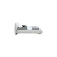thumbnail image 6 of Meridian Furniture Hyde Contemporary Boucle Fabric Twin Bed in Cream, 6 of 10
