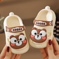 thumbnail image 2 of HCNTES Kids Boys Girls Spring Summer Home Slides Soft Non-Slip Slippers Water Shoes for Toddler Beach Pool Shower Dailywear(Z01-White,8), 2 of 5