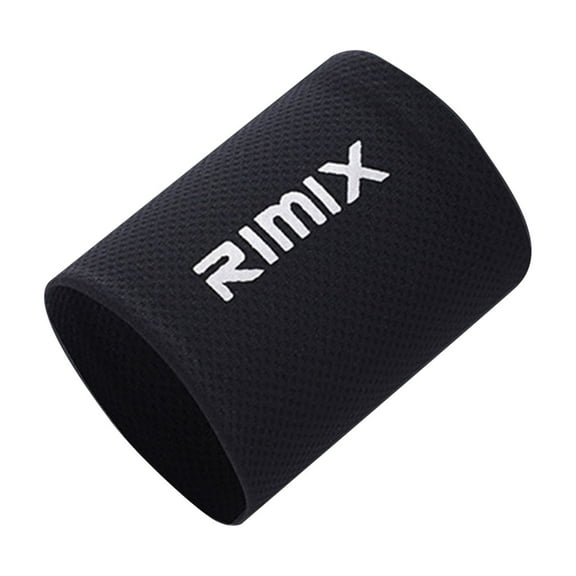 Toudaret 1 Pcs RIMIX Elastic Cooling Sweatbands Breathable Good Absorbent Cooling Wristband for Gym