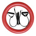 thumbnail image 1 of S SERENABLE Ball Chair Inflatable Stability Holder Base Resistance Bands Red, 1 of 5