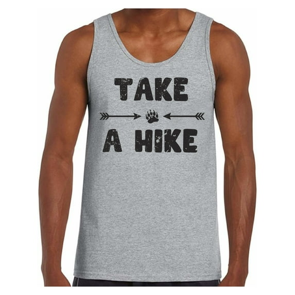 Awkward Styles Hike Clothes Sport Outfit Men's Tank Top Hiking Lovers Clothes Take a Hike Tank Top for Men Hike Outfit Men Shirts Outdoor Clothing for Men Cute Hiking T Shirt for Boyfriend