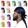 thumbnail image 2 of Silky Durag for Men Wave Cap Satin Dorag for Men Women 360 Wave, 2 of 2