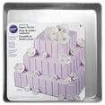 thumbnail image 2 of Wilton Performance Pans Square Cake Pans Set, 3 Piece - 8, 12 and 16-Inch Cake Pans, 2 of 6