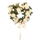 thumbnail image 5 of Corona del día de San Valentín, corona de corazón, puerta delantera, decorativa, cumpleaños, interior, exterior, guirnalda artificial para pared, boda Blanco, 5 of 10