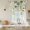 Forest Green, variant on Sage Green Eucalyptus Tie Up Curtains for Windows, Balloon Window Shades, Summer Spring Weeping Leaves Botanical Kitchen Window Treatments Roll Up Curtain for Basement/Nursery 52"x45"