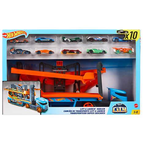 hot wheels lift and launch hauler