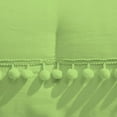thumbnail image 4 of D.N.G. BEDDINGS 1 Piece Boho Chic Pom Pom Comforter, All Season Down Alternative Bedding Comforter - (Super King Size, Sage) 800 Thread Count, Egyptian Cotton., 4 of 6