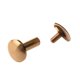 thumbnail image 4 of 20X Perno del Boton Macizo de Laton de Clavos de Tornillo Tornillo de Vuelta Cinturon de del Remache 12mm, 4 of 4