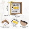 thumbnail image 2 of Lemonade Stand Decorations, Wooden Lemonade Sign, Indoor Summer Lemon Themed Kitchen Room Table Wall Shelf Tiered Tray Farmhouse Home Decor, 2 of 7