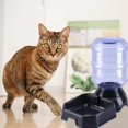 thumbnail image 4 of 3.8L Plastic Pet Water Dispenser Automatic Cat And Dog Drinking With Food Bowl Perfect For Hydration And Feeding, 4 of 6