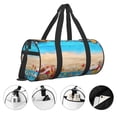 thumbnail image 5 of Gaeub Boards and Beach Lightweight Travel Cylinder Bag Gym Tote Bag Sports Training Duffle Bag with Pockets and Straps, 5 of 8