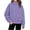 Purple, variant on StSilkitty Zip up Jacket for Boys Girls Long Sleeve Stand Collar Sweatshirts with Pockets Fall Winter Casual Fashion Outerwear