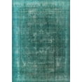 thumbnail image 1 of Ahgly Company Indoor Rectangle Mid-Century Modern Light Sea Green Oriental Area Rugs, 5' x 7', 1 of 6