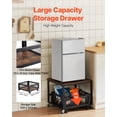 thumbnail image 3 of Soporte para Mini Refrigerador VEVOR con Carrito de Almacenamiento y Ruedas Giratorias, 3 of 9