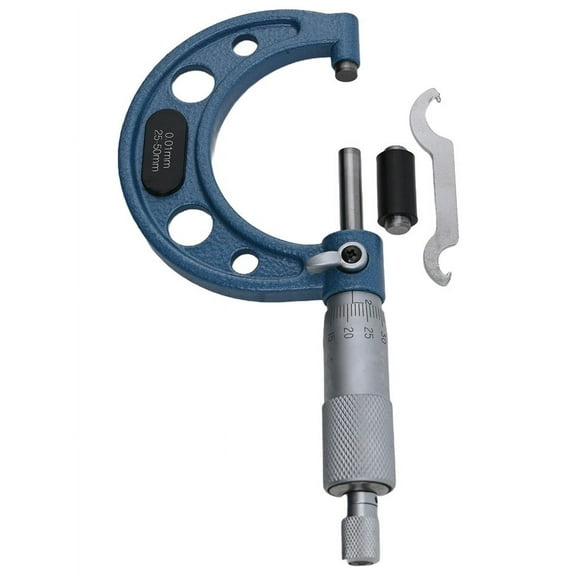 Outer Diameter Micrometer Precise Measurements Up To 75Mm Reliable Results 0-25Mm Fangkenuo