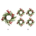 thumbnail image 3 of Toystoory Los candelabros ligeros y confiables de frutos rojos navideños no se desvanecerán ni deformarán las guirnaldas de flores Kits de decoración para fiestas 1 paquete, 3 of 6