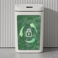 thumbnail image 5 of Hands-Free Smart Motion Sensor Trash Can with Sealing Lid, Touchless Automatic Garbage Bin Odor Blocking Quiet Close Wastebasket for Bathroom Kitchen Bedroom Office, Easy to Clean, 5 of 12