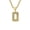 Gold 0 no Chain, variant on Jewelry Retro Zircon Lucky Numbers Hip Hop Street Personality Trend Basketball Numbers 0-9 Talisman Necklaces Silver 6 no Chain