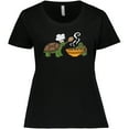 thumbnail image 3 of Inktastic Cute Turtle Chefs Making Soup Women's Plus Size T-Shirt, 3 of 5