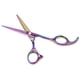 thumbnail image 4 of Tijeras profesionales de peluquería y barbería de 5,5" para corte de cabello, multicolor, planas, 4 of 9