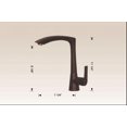 thumbnail image 1 of American Imaginations 1 Hole Stainless Steel Faucet In Coffee Color AI-34503, 1 of 2