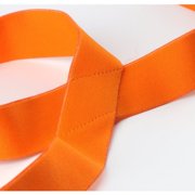 TANBOM Men's Nylon Sexy Thong Underwear All-Strap Special Design Breathable Stay-Put Orange M