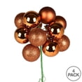thumbnail image 2 of 12" Copper Ball Ornament Pick 4/Bg, 2 of 2
