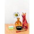 thumbnail image 2 of Serene Spaces Living Small Amber Glass Ball Bud Vase - for Weddings, Events, Parties, Floral Centerpieces for Home Decor, Small, Pack of 6, 2 of 6