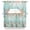 Green, variant on 3 Pieces Swag Kitchen Curtains Set, Ocean Starfish Seaweed Valance Swag & Small Window Tier Curtain 24 Inches Long, Summer Coastal Beach Shell Coral Teal 56" x 36" Valance Topper Drapes for Cafe