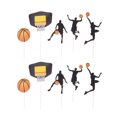 thumbnail image 1 of 25 UNIDS Baloncesto Decoración de Pasteles Jaula Jugador de Baloncesto Cupcake Toppers Selecciones de Baloncesto para Fiesta Niños Cumpleaños FRCOLOR Hogar5876104, 1 of 7