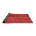 thumbnail image 2 of Ahgly Company Indoor Square Abstract Red Contemporary Area Rugs, 3' Square, 2 of 4