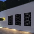 thumbnail image 4 of POSHIONS Decorative Metal Privacy Screen Panel Fencing 47" x 71",Star(3 pcs), 4 of 5