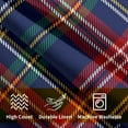 thumbnail image 6 of Christmas Tartan Pillow Covers 18x18 Set of 2 Navy Blue Green Red Plaid Print Decorative Outdoor Xmas Throw Pillow Cases Rustic Winter Holiday Decoration Farmhouse Sofa Couch Cushion Cover Bed Decor, 6 of 6