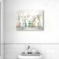thumbnail image 5 of Vintage Floral in Bottles Wall Art Farmhouse Bathroom Decor Poster Mason Jar Theme Picture Canvas Print Décor for Bathroom Bedroom Framed Artwork 12x16 inch, 5 of 6