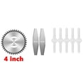 thumbnail image 4 of 150 mm Unkrautfresser-Sägeblatt, Kunststoff, Metall, 10,2 cm Sägeblatt, 8 Stück (weiß), 4 of 5