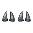 thumbnail image 4 of mmirethe 2x Waterproof And Stylish Car Sticker Easy To Install And Interesting Devil Horn silver 2Set, 4 of 6