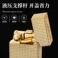 thumbnail image 5 of Bbsisgo Kerosene lighters, Candle lighters, Gift lighters for men and women(Without fuel),银冰锉刀纹, 5 of 11