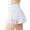 White, variant on Women's High Waist Wrap Front Mesh Panel Athletic Skort with Built-In Shorts- X Large, Purple